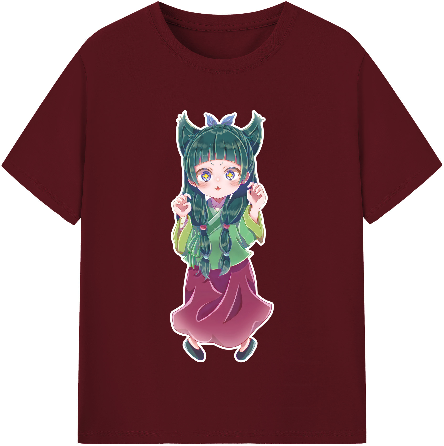 （画像用） 薬屋のひとりごと The Apothecary Diaries 綿100％半袖Tシャツ（フロントプリント）